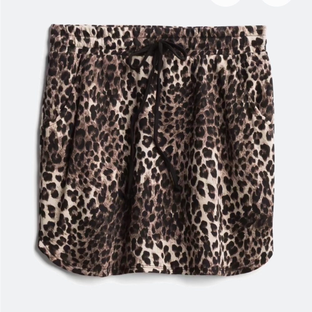 Reneec stitch fix Leopard Print Skirt